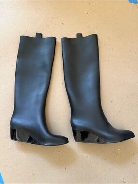 KARTELL Sofia rain boots wedge heel sized  39
